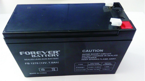 Batería De 12v 7 Amper  Sistema De Alarmas Domiciliaria, Ups