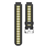 Pulseira Compativel Garminr 235/735 Preto/amarelo 