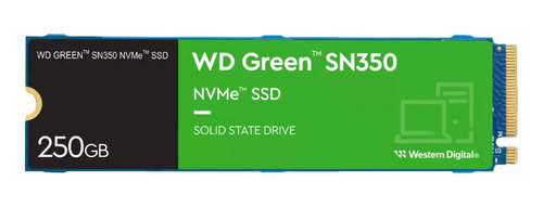 Disco Duro Wd Green Sn350 Nvme Ssd 250 Gb M.2 2280 Pcie