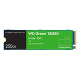 Disco Int Ssd M.2 2280 Wd Green Sn350 250gb Nvme Pcie Gen3x4