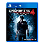 Jogo Uncharted - A Thief's End 4 - Ps4 - Míd Física Original