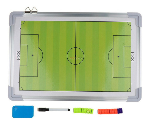 Tablero Táctico De Fútbol En Aluminio Borrable Magnético