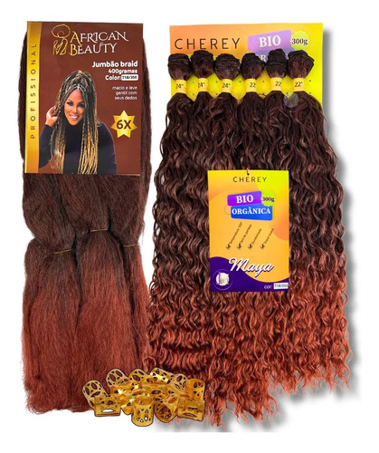 Kit Cabelo Bio Orgânico Maya Cacheado + Jumbo Trança Gypsy | MercadoLivre