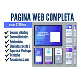 Pagina Web, En 3 Días Económica - Diseño Web + Social Media