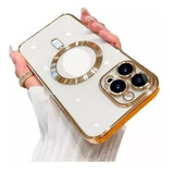 Capa Luxo Magnética Compatível iPhone 13  13 Pro  13 Pro Max