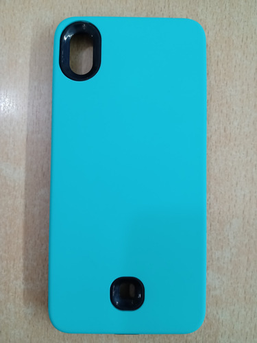 Funda Reforzada Verde Agua Compatible Con LG K20 2019