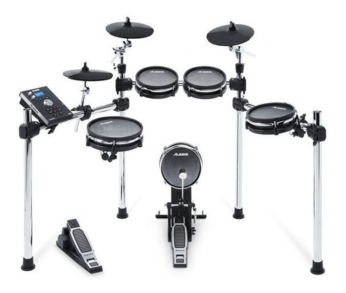 Bateria Eletrônica Alesis Command Mesh Kit 8 Peças Peles Usb