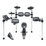 Bateria Eletrônica Alesis Command Mesh Kit 8 Peças Peles Usb