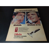 (pb318) Publicidad Clipping Gillette Techmatic * 1979