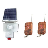 Alarma Comunitaria Solar 30w Maxima Potencia + 2 Controles 