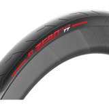 Llanta De Bicicleta Pirelli P Zero Race Tt 700x26c Rojo Color Negro/rojo