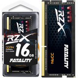 Memória Ram Notebook Rzx Gamer Fatality 16gb Ddr4 3200mhz Cl22 1.2v Pc4-25600 Sodimm