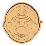 Cortador De Galletas Cara De Mario Bros 10 Cm