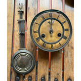Antigua Máquina De Reloj De Pared A Cuerda, Junghans