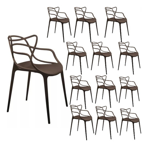 Set 10 Sillas Moderna Minimalista Estilo Master Comedor Cafe