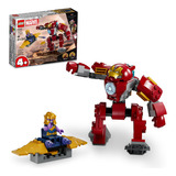 Kit Lego Super Heroes 76263 Antihulk Iron Man Vs thanos 66pz Cantidad De Piezas 66