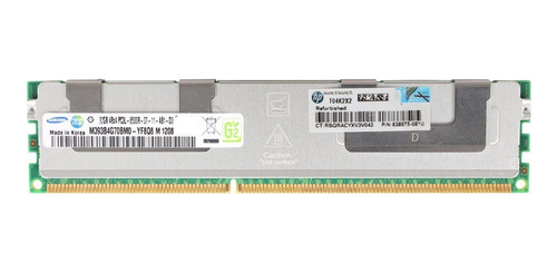 Memoria Servidor Hp 32gb 4rx4 Pc3l-8500l 628975-081 