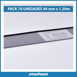 Porta Precio Plano Autoadhesivo / 44 Mm X 130 Cm / Pack 70 