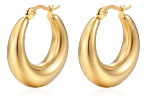 Aretes Arracadas Lisas Hoops Vintage Regalo Mujer Novia Aro 