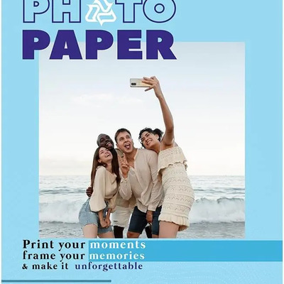 Papel Fotográfico Adhesivo Papira Tamaño A4 Glossy 50 Hojas Color Blanco | MercadoLibre