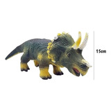 Brinquedo Boneco Animais De Vinil Dinossauros Triceratops