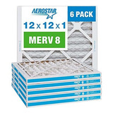 Merv 8 (paquete De 6) Filtro De Aire Para Ac Y Horno, Por Ae