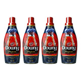 4 Pack Downy Suavizante Ropa Libre Enjuague 750 Ml