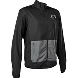 Chaqueta Cortavientos Bicicleta Ranger Negro Fox