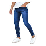 Pantalon Juvenil Elastastizado Jeans Rotura Hombre 38 Al 48 