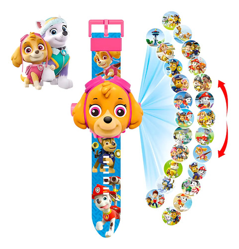 Reloj Proyector Paw Patrol Spiderman Buzz Batman En Remate M