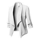 Mujer Sólido Blazers Cardigan Abrigo Manga Larga Frente  [u]