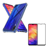 Capinha Case Para Celular Xiaomi Redmi Note 7 Pro + Pelicula