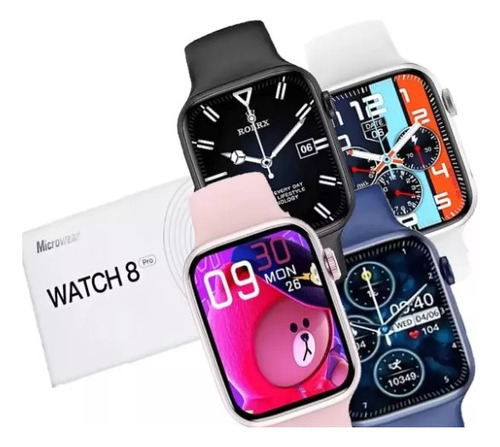Relogio W28 Pro+ Smartwatch Serie 8 Lançamento Nf Unisex