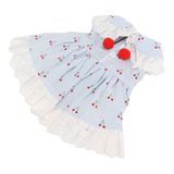 Vestido De Conejo Para Mascotas Little Cherry Dress, Falda C