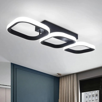 Dehobo Lamparas Banos Modernas Led Estructura Porteria Iluminacion 3000k\u002F4500k\u002F6000k,lamparas Colgantes Decorativas Ajustable Interiores,lamparas Led Decoracion Hogar Baño Cocina Dormitorio Sala | Envío gratis