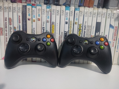 2 Controles Manetes Originais Xbox 360 Em Boas Condições 