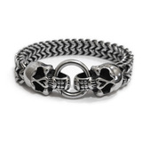 Pulsera De Acero Para Hombre Punisher