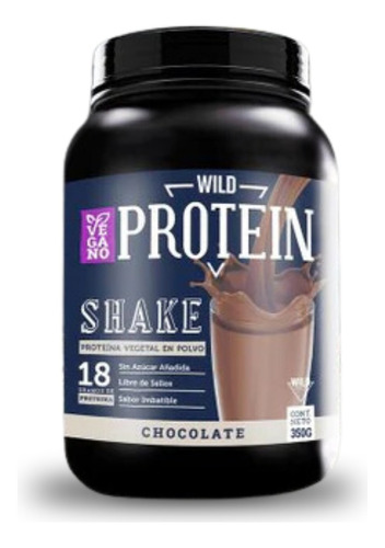 Proteina En Polvo Shake Batido Wild Chocolate - 350g