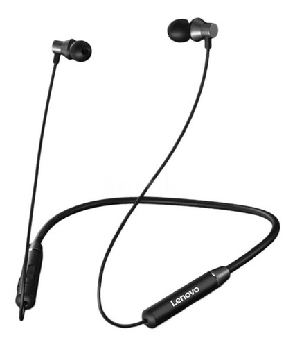 Auriculares Inalambrico Bluetooth Lenovo Qe03 Color Negro