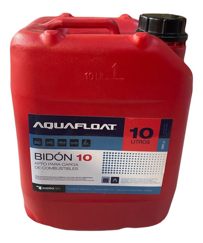Bidon Para Combustible 10 Litros Aquafloat Apilable Nautica