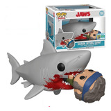 Funko Pop Jaws Shark Biting Quint Sdcc 2019