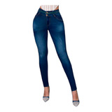 Jeans Mujer Pantalón Colombiano Mezclilla Rígida Push Up P38