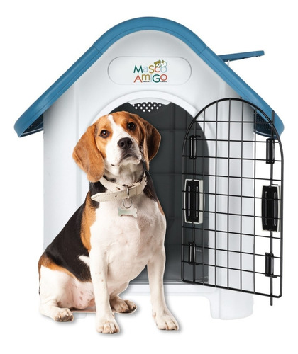 Casa Para Perro Térmica Mascoamigo Con Puerta Razas Chicas