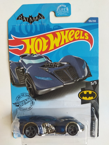 Hot Wheels Batman Batimovil Arkham Asylum T-hunt 5/5 Bu0