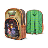 Mochila Espalda Gravity Falls Trust No One 36cm Color Verde