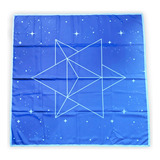 Manta Mantel Merkaba Azul (110x110cm)