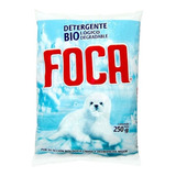 Detergente En Polvo Foca® Biológico, Multiusos, 250 G