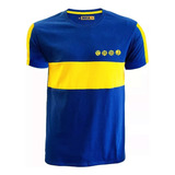 Remera Retro Estrellas Boca Juniors Oficial