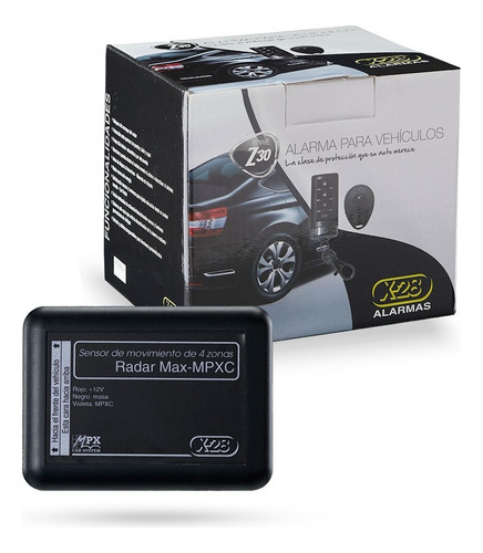 Alarma Auto X-28 Z30rh + Sensor De Movimiento Exterior Radar