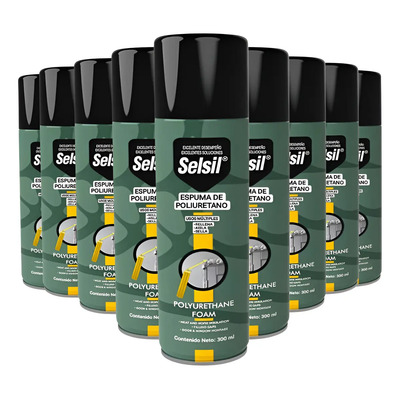 Espuma Expansiva De Poliuretano Selsil 300ml Caja 12pz | Envío gratis